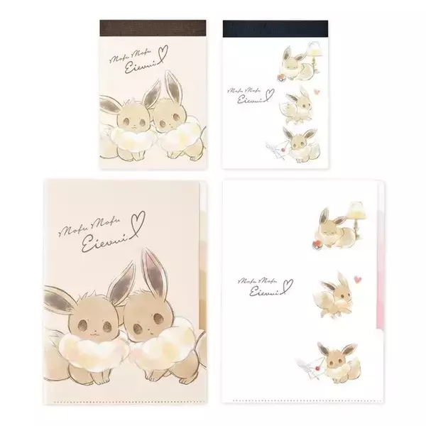 「優しいタッチに癒される…『ポケモン』イーブイの文房具コレクションが2月上旬発売」の画像