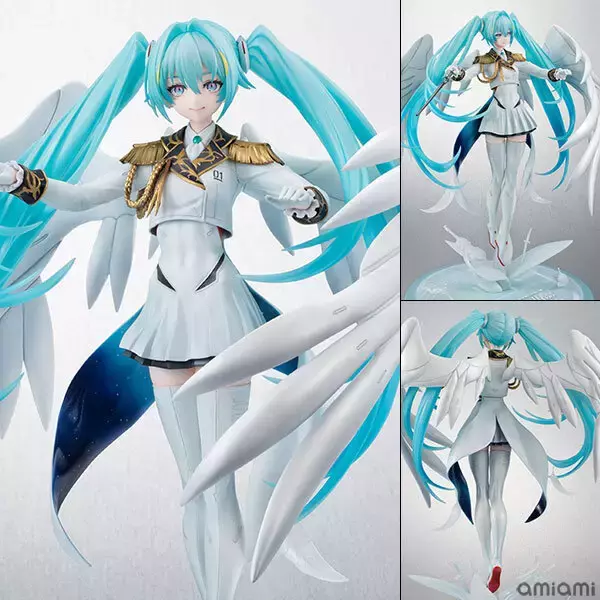 「「ウイングガンダムゼロ EW」モチーフの「初音ミク」フィギュアが再販！機体の羽などを衣装で再現」の画像