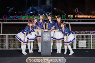 『ウマ娘 プリティーダービー』人気声優陣が大井競馬場で出走！コラボグッズやスイーツも見どころの「東京メガイルミ点灯式」レポート