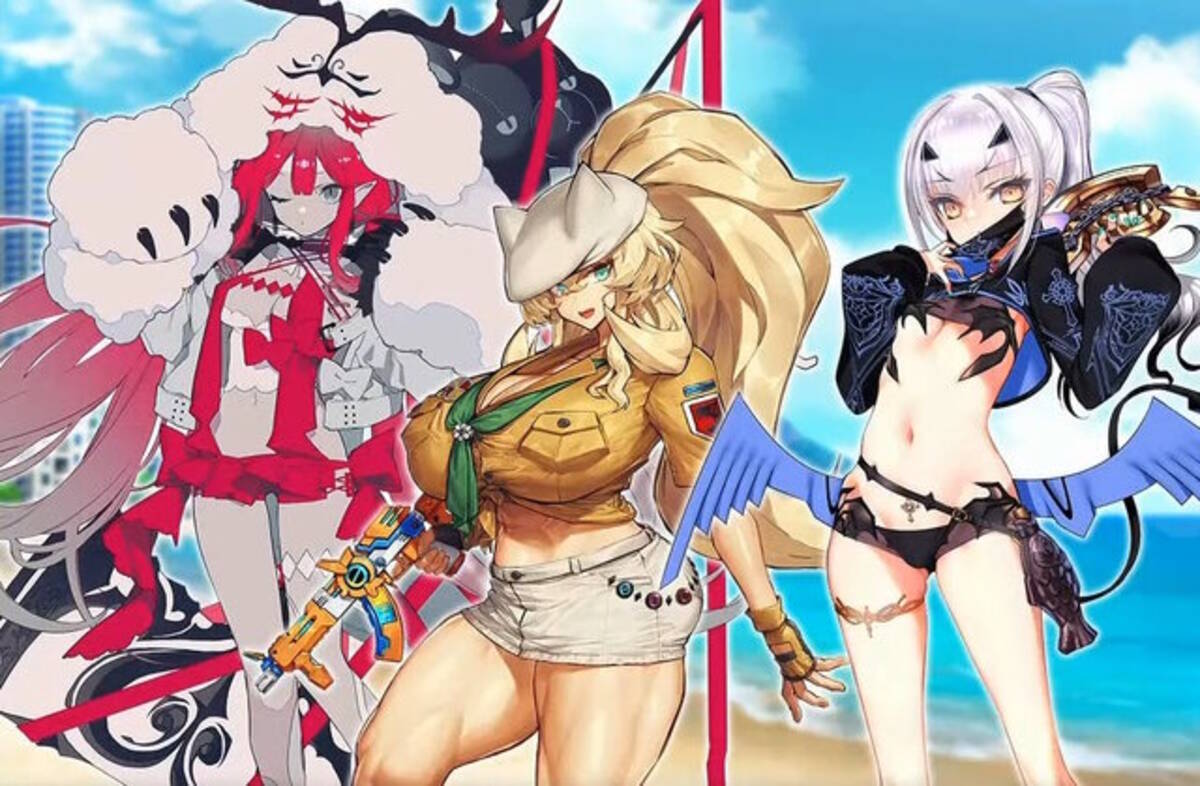 はいむらきよたか氏が『FGO』水着メリュ子、バーゲスト、バーヴァン
