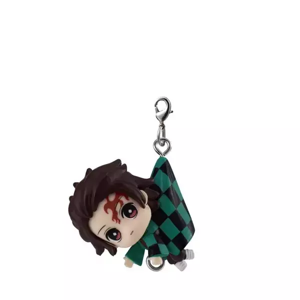 「つままれている炭治郎、猗窩座たちが可愛い！「鬼滅の刃 つまんでつなげてますこっと 」が、ガシャポンオンラインにて販売中」の画像