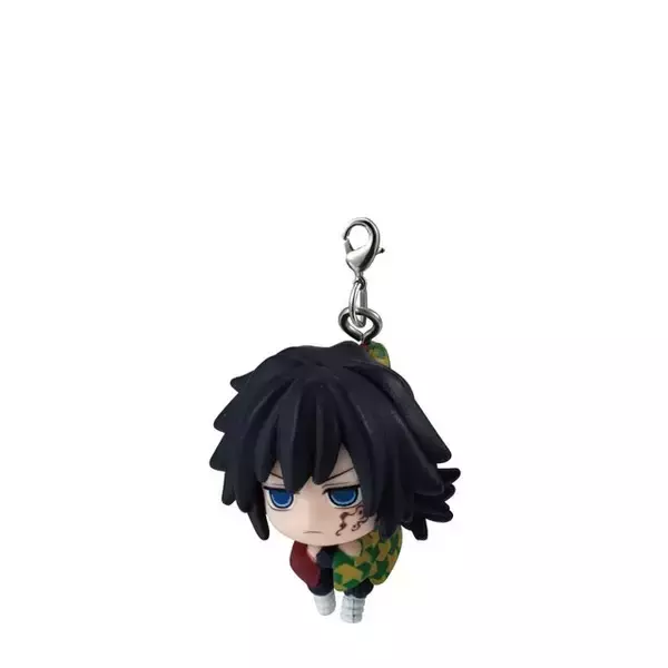 「つままれている炭治郎、猗窩座たちが可愛い！「鬼滅の刃 つまんでつなげてますこっと 」が、ガシャポンオンラインにて販売中」の画像