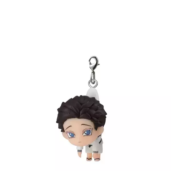 「つままれている炭治郎、猗窩座たちが可愛い！「鬼滅の刃 つまんでつなげてますこっと 」が、ガシャポンオンラインにて販売中」の画像