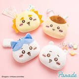 「「ちいかわ」まんまるお顔を連れ歩こッ!! リール付きで便利な「ぬいぐるみパスケースポーチ」がプライズに登場」の画像1