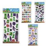 「『マインクラフト』ぷっくり＆透け感のあるシールが予約受付中！クリーパー＆エンダーマンや、お馴染みのアイテムを取りそろえたモチーフなど全4種」の画像1