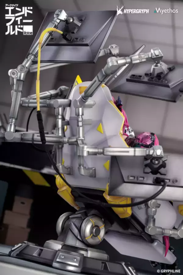 「自分好みの空間を演出！『アークナイツ：エンドフィールド』より「イヴォンヌ」が、ディスプレイに囲まれて座る姿で立体化」の画像