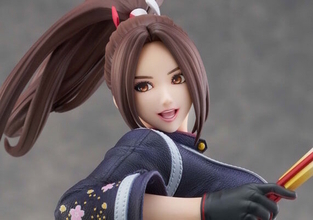 くノ一衣装とは違う魅力！「不知火舞」が最新作のライダースーツ姿で立体化