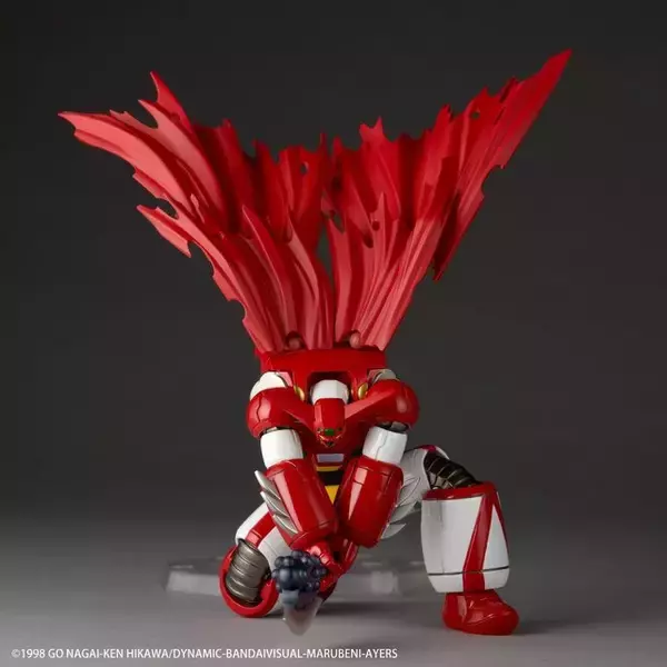 「「ゲッター1」可動フィギュアが最高にカッコ良い！OVA「真ゲッターロボ 世界最後の日」を元に、映像効果を造形表現した多彩なエフェクトが付属」の画像