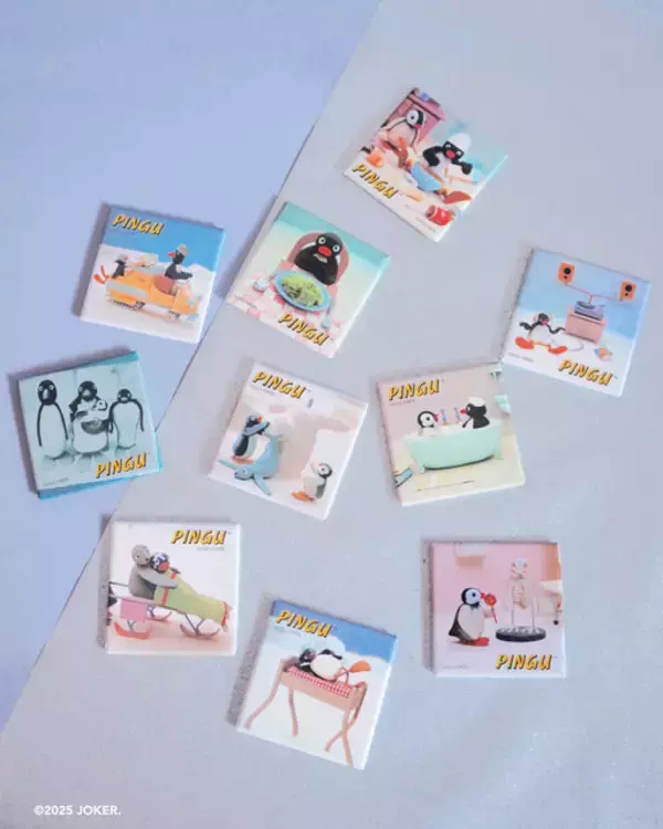 「「ピングー」誕生45周年！期間限定ショップが12月18日オープン、クレイアートを使用したグッズを多数展開」の画像