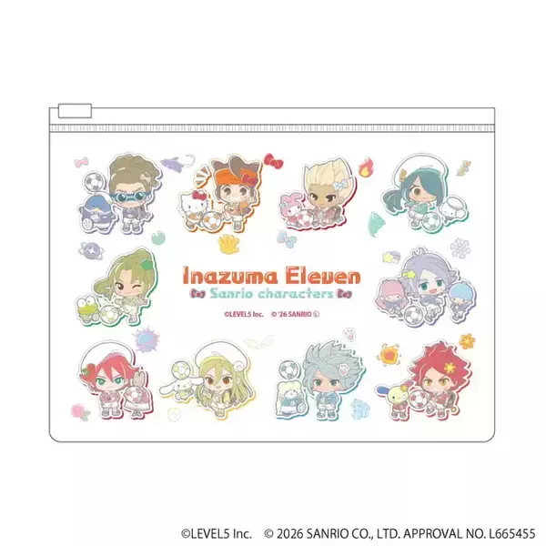 「『イナズマイレブン』×「サンリオキャラクターズ」コラボが可愛い！円堂守×ハローキティなど全10種イラスト使用のグッズが先行通販」の画像