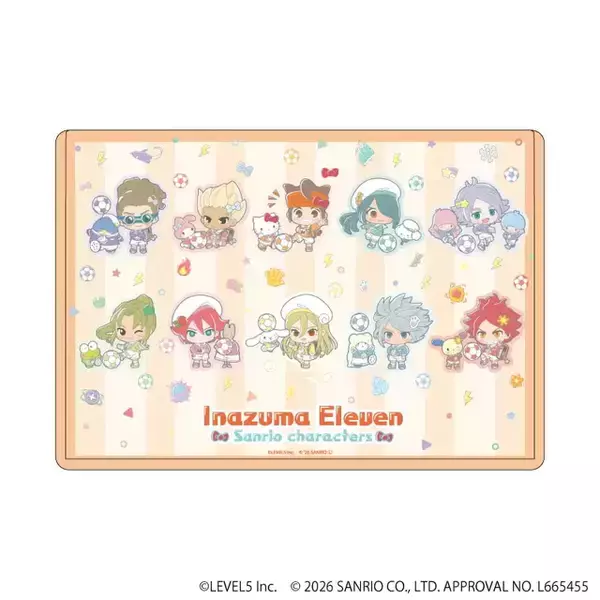 「『イナズマイレブン』×「サンリオキャラクターズ」コラボが可愛い！円堂守×ハローキティなど全10種イラスト使用のグッズが先行通販」の画像