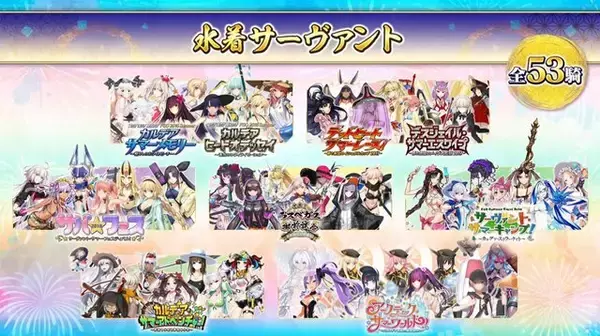 『FGO』“最も多くLV120になった水着サーヴァント”が判明、「宮本武蔵」「カーマ」「伊吹童子」が相争う！
