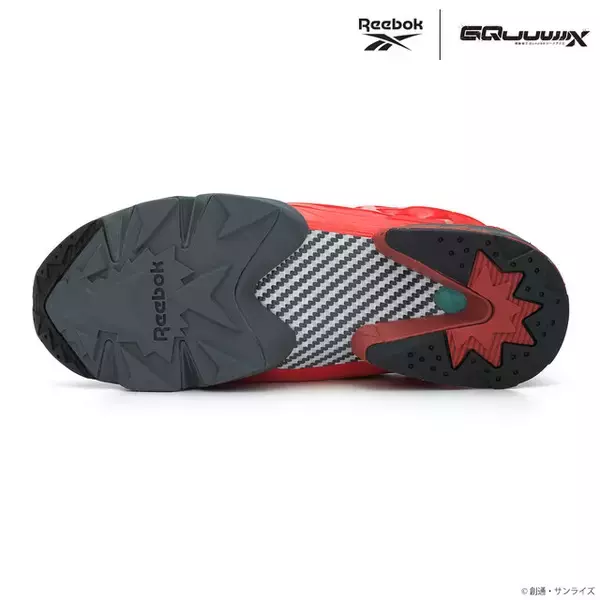 「「ガンダム ジークアクス」×「リーボック」コラボスニーカーが強烈なインパクト！GQuuuuuuX、RED GUNDAMモデルの2種展開」の画像
