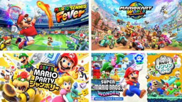 【特集】スイッチ2を買ったらとりあえずマリオのゲームをやろう！テニスや2Dアクションなど、マリオが活躍する定番タイトル4選