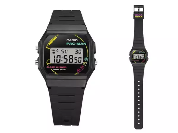 「45周年を記念した『パックマン』コラボウオッチがポップで可愛い！アーケード筐体をモチーフにしたモデルなどカラフルな仕上がりに」の画像