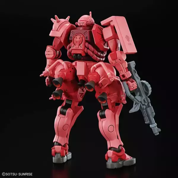 「新作ガンプラ「HG シャア専用ザク(GQ)」が存在感抜群！マッシブなボディから放つ「シャアキック」ポーズもキマってる」の画像