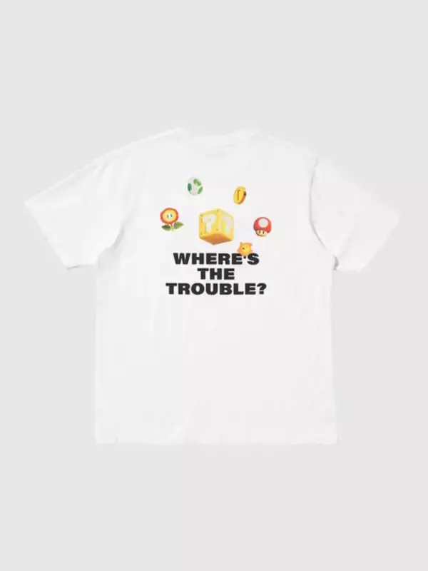 「ユニクロから映画「マリオ」のコラボUTコレクションが4月下旬発売！スーパーキノコやハテナブロックが可愛い、キッズ用も含む全8種類」の画像