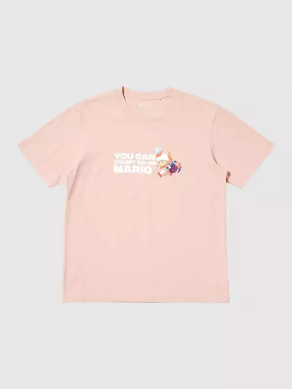 「ユニクロから映画「マリオ」のコラボUTコレクションが4月下旬発売！スーパーキノコやハテナブロックが可愛い、キッズ用も含む全8種類」の画像