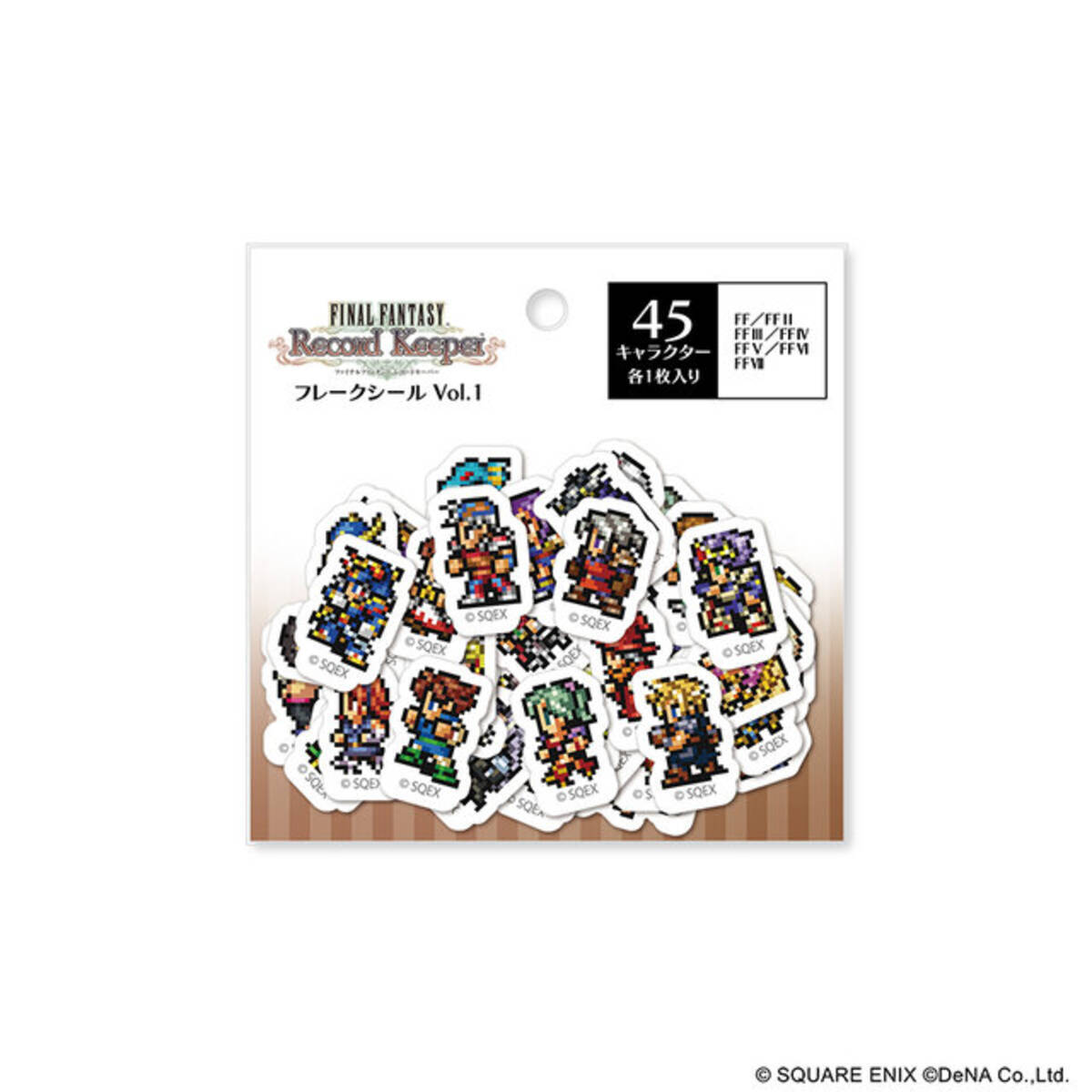 歴代『FF』キャラクターのドット絵が大集合！計128種からパーティーを 