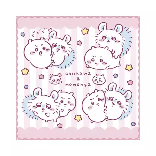 「くりまんじゅうがお酒を持って帰ってきた！カプセルトイ「ちいかわ マルチタオル2」に、ユニークで可愛い全5種がラインナップ」の画像