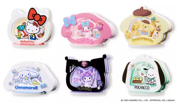 「可愛いハローキティやマイメロディを飾れる！「サンリオキャラクターズ」が子供でも作りやすい“ペーパーシアター”新シリーズ第1弾として発売」の画像