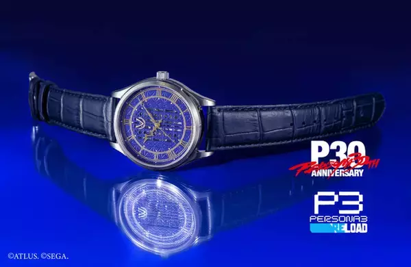 『ペルソナ』シリーズ30周年記念！『P3R』ベルベットルームデザインのブルーが美しい時計を発売
