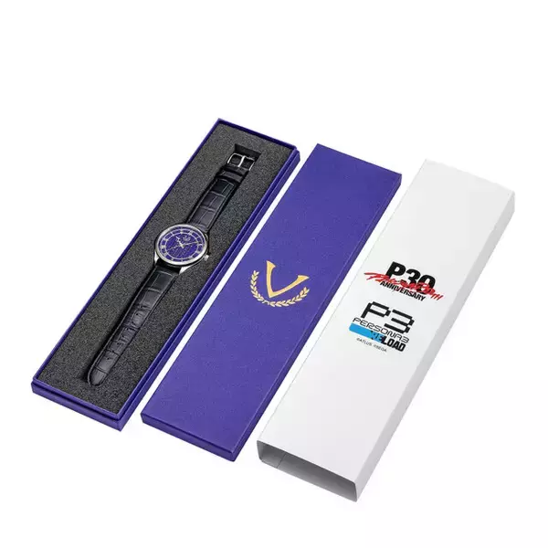 「『ペルソナ』シリーズ30周年記念！『P3R』ベルベットルームデザインのブルーが美しい時計を発売」の画像