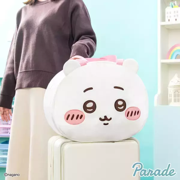 「旅行でも大活躍！「ちいかわ」スーツケースに取付可能な「おかおBIGボストンバッグ」全2種がアミューズメント施設にて1月中旬展開」の画像