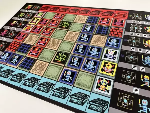 「なつかしの『ボコスカウォーズ』がボードゲーム化！原作者ラショウ氏がルールデザインを担当、グラフィックはドット絵仕様」の画像