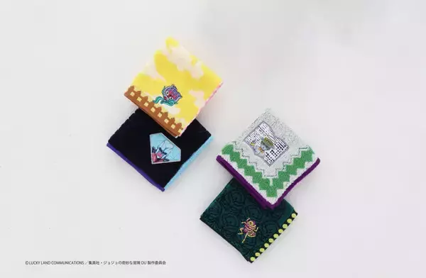 「東方仗助&クレイジー・ダイヤモンド、“杜王町”をイメージしたハンカチ！「ジョジョ 4部」雑貨アイテムが1月23日より発売」の画像