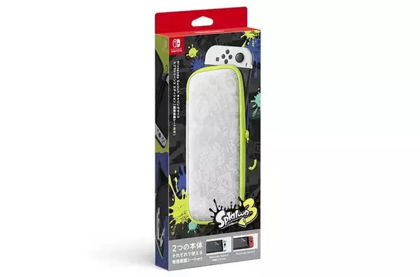 「『スプラトゥーン3』デザインの「Nintendo Switch（有機ELモデル）」発表！プロコン、ケースも同日発売」の画像