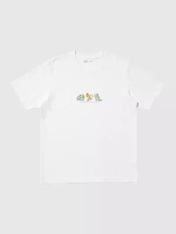 「ユニクロの『ポケモン』30周年UTコレクションがエモい！初代ピカチュウ、御三家、イーブイらの水彩アートをお洒落にデザイン」の画像