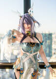 「【コスプレ】透明感あふれる美スタイルはまるで等身大フィギュア！『原神』聖女ラウマの美貌が異次元すぎた【写真8枚】」の画像2