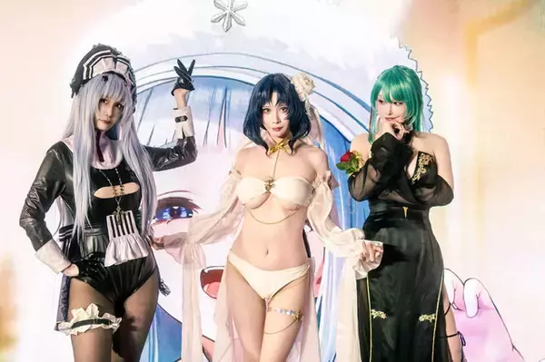 「【コスプレ】透き通るような美肌に自信あり！真冬に脅威の水着で魅せつけた『アズレン』ローマの台湾美女レイヤー【台北ゲームショウ2026】」の画像