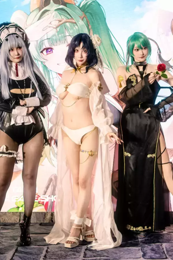 「【コスプレ】透き通るような美肌に自信あり！真冬に脅威の水着で魅せつけた『アズレン』ローマの台湾美女レイヤー【台北ゲームショウ2026】」の画像