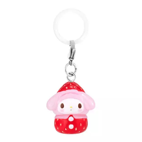 「ころころと丸っこい“いちご”姿！ハローキティやクロミたち全6種の「サンリオキャラクターズ 」めじるしアクセサリーが、ガシャポン展開」の画像
