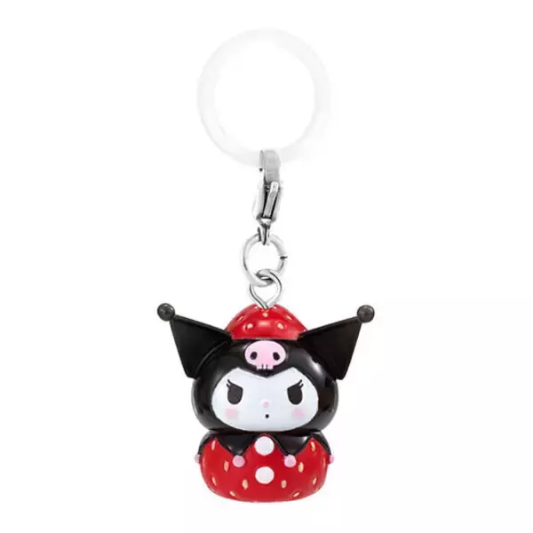 「ころころと丸っこい“いちご”姿！ハローキティやクロミたち全6種の「サンリオキャラクターズ 」めじるしアクセサリーが、ガシャポン展開」の画像