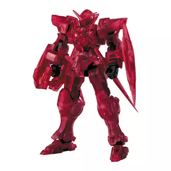 「1,500円の高級ガシャポンに、「ガンダムエクシア」が登場！通常カラーと色鮮やかなレッドクリアの2種、どちらもプレミアムな仕上がり」の画像