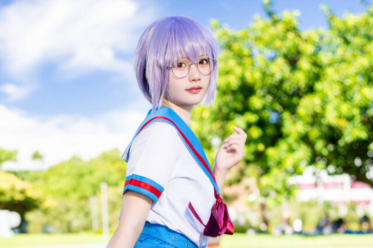 コスプレ】眼鏡×制服美女は台湾でも人気でした！「涼宮ハルヒ」長門 