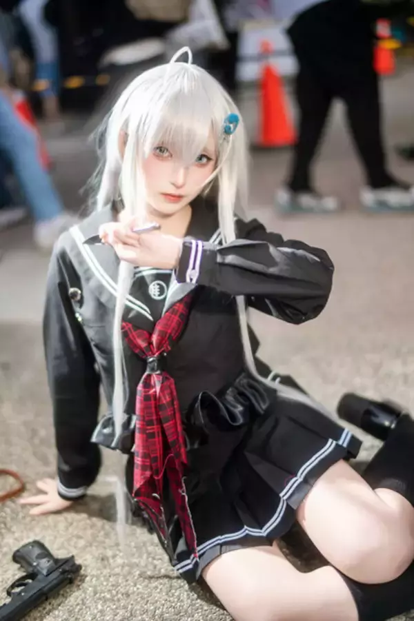 「【コスプレ】香港の超絶美少女のセーラー服姿が尊すぎた！話題のデスゲームアニメ「死亡遊戯で飯を食う。」幽鬼が実写版クオリティ【写真7枚】」の画像