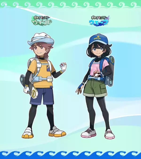 「シリーズ最新作『ポケモン ウインド・ウェーブ』発表！新たな御三家「ハブロウ」「ポムケン」「ミオリー」も公開」の画像
