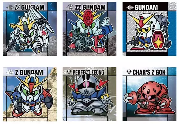 懐かしの「元祖SDガンダム」初期ラインナップにフォーカス！シール付き 
