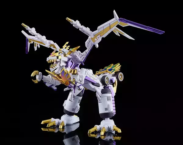 「『スパロボY』白いダイナゼノン「ダイナゼノンリライブ」プラモが眩い！通常/第2形態を選択して組み立て可能」の画像