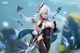 シースルーからのぞくおへそ！『原神』より「申鶴」1/7スケールフィギュアが予約受付中ー初回特典にはキャライメージブレスレットが付属