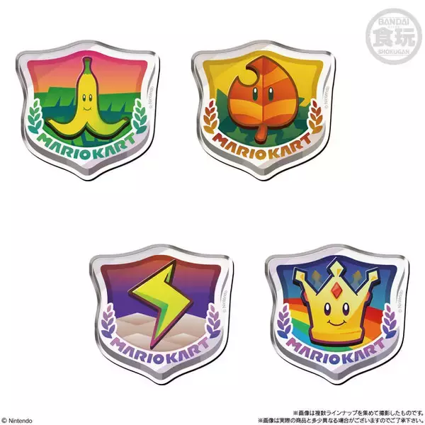 「『マリオカート ワールド』カートに乗ったキャラクターなどアクリル製マグネット全20種！ゲーム内に登場する“ステッカー”も1枚付属」の画像