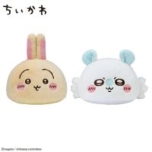 「ちいかわ」うさぎ、モモンガがボリューム感ある半球型ドームクッションに！可愛らしいお顔にキュン