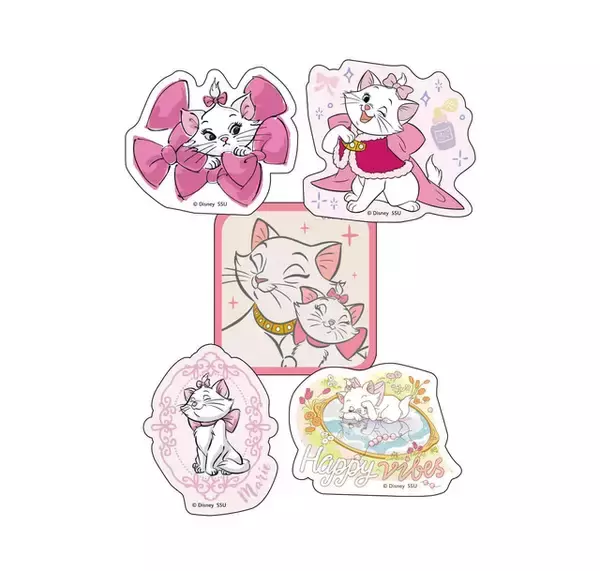 「「ディズニー」の猫たちがHappyくじに大集合！目玉のマリー BIGぬいぐるほか、特別描き起こしデザイングッズを展開」の画像