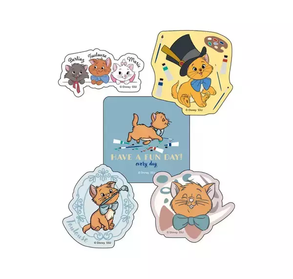 「「ディズニー」の猫たちがHappyくじに大集合！目玉のマリー BIGぬいぐるほか、特別描き起こしデザイングッズを展開」の画像