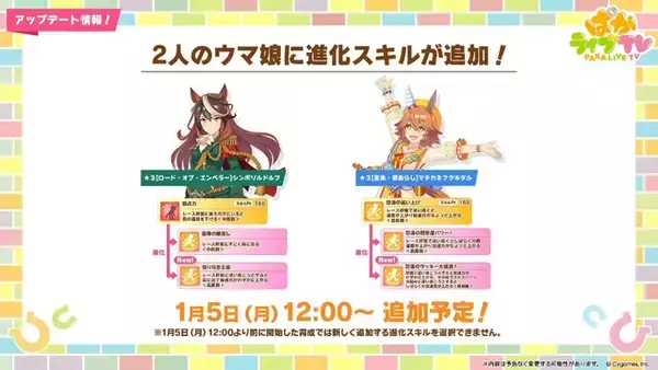 「『ウマ娘』お正月イベントや年末年始キャンペーンが熱い！ジェンティルドンナ、オルフェーヴルが欲しい人は“リバイバルガチャ”にも注目」の画像