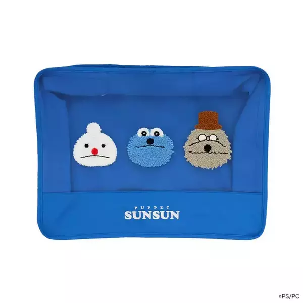 「「パペットスンスン」新作トラベルグッズが本日2月13日18時より発売！スンスンたちをデザイン、おかおデザインのアイマスクなどもラインナップ」の画像